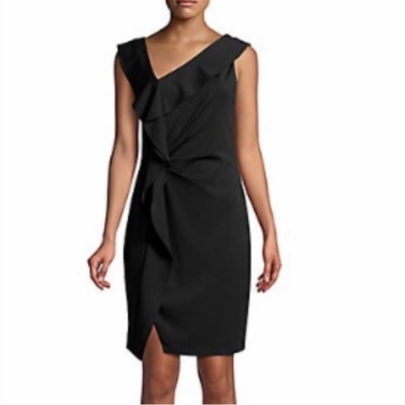 HALSTON BLACK DRESS - Picture 2 of 3